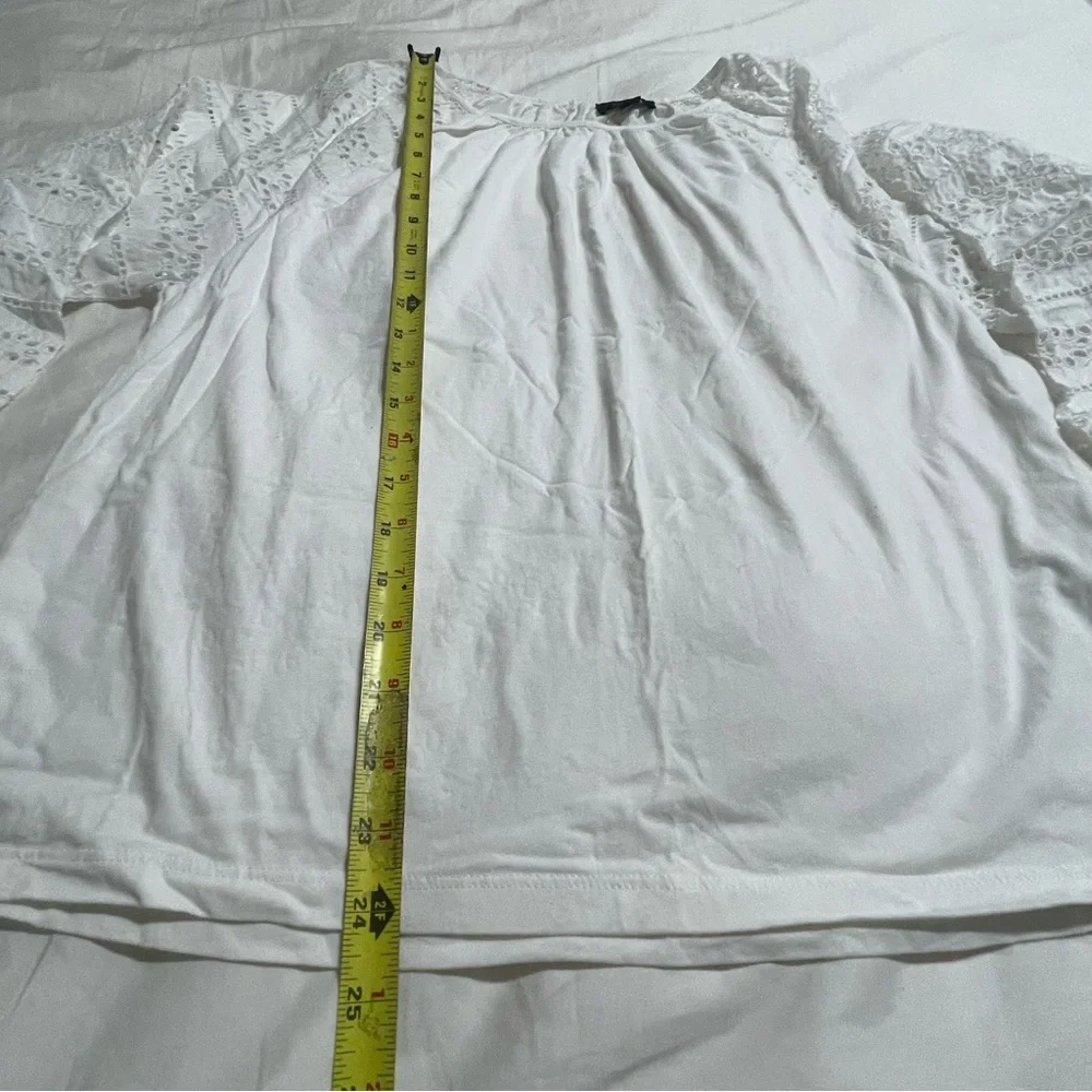 J.‎ Crew Classic White Cotton Top
